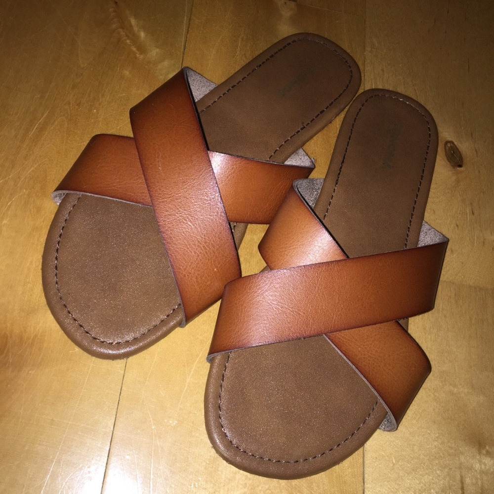 Sonoma Brown Leather Sandals.